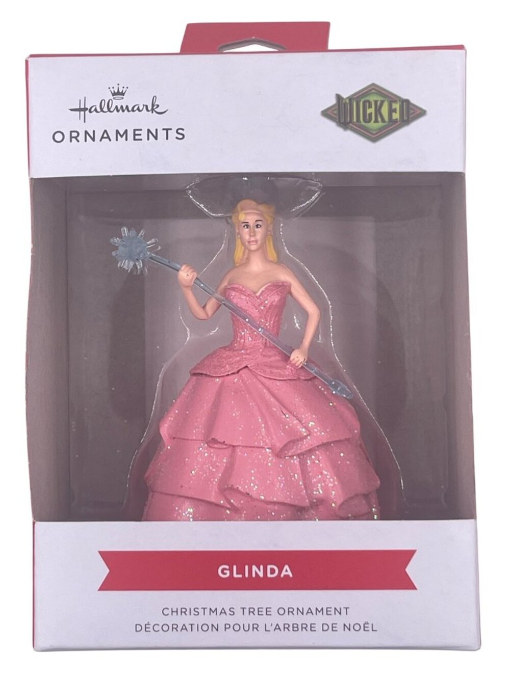 Hallmark wicked Glenda Christmas tree ornament 2024-2025 NIB